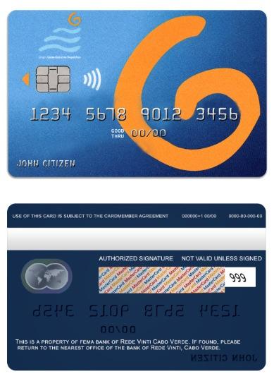 Cabo Verde Rede Vinti  bank visa card